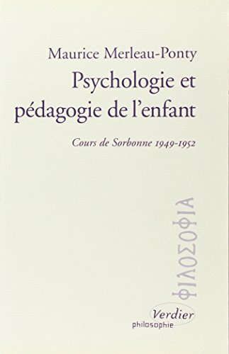 Psychologie et pédagogie de l'enfant : cours de Sorbonne, 1949-1952