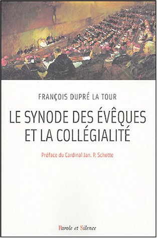 Le synode des évêques dans le contexte de la collégialité : une étude théologique de Pastor Aeternus