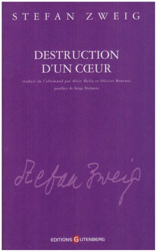 Destruction d'un coeur. La gouvernante. Le jeu dangereux