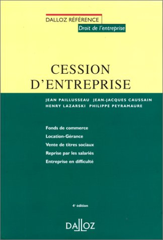 La cession d'entreprise