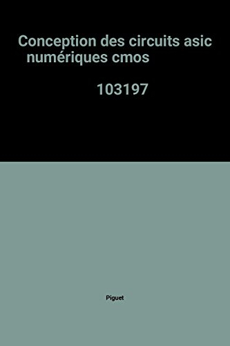conception des circuits asic numériques cmos                                                  103197