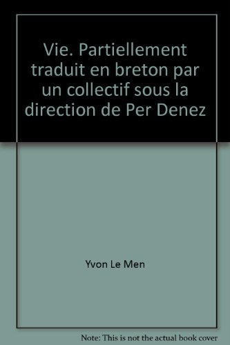 vie (collection j'exige la parole)