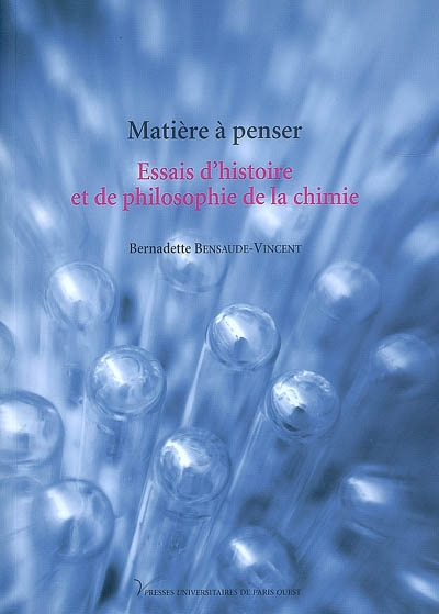Matière à penser : essais d'histoire et de philosophie de la chimie