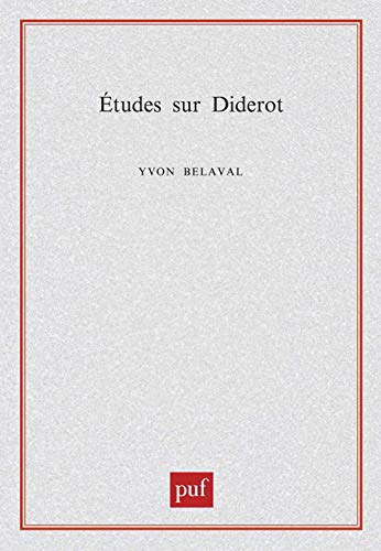 Etudes sur Diderot