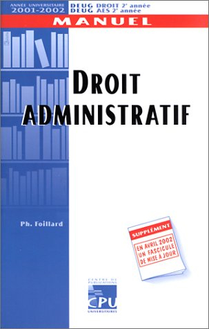 droit administratif (deug droit 2è année, deug aes 2è année)