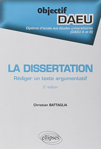 La dissertation : rédiger un texte argumentatif