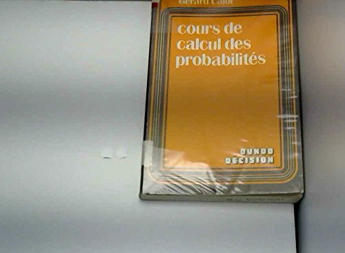 cours de calcul des probabilités