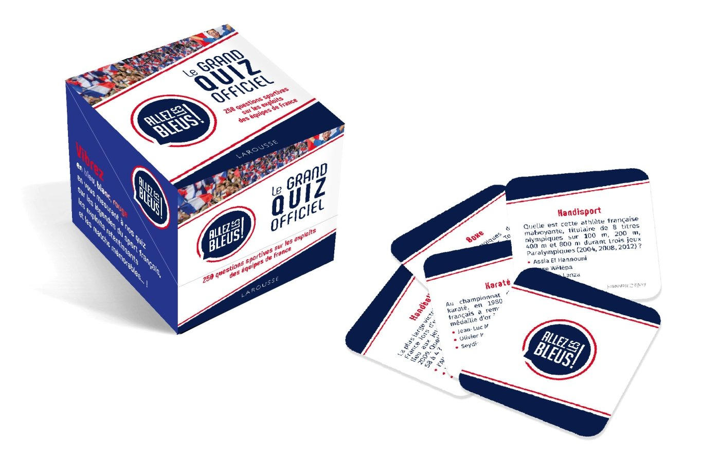 Allez les bleus ! : le grand quiz officiel : 250 questions sportives sur les exploits des équipes de