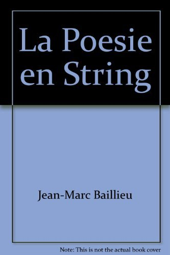 la poesie en string