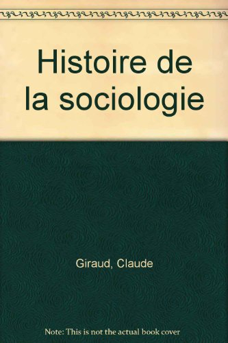 Histoire de la sociologie