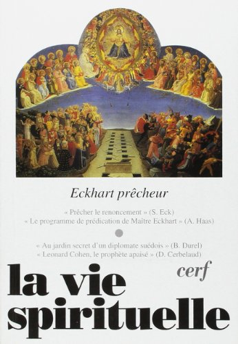 Vie spirituelle (La), n° 742. Eckhart prêcheur