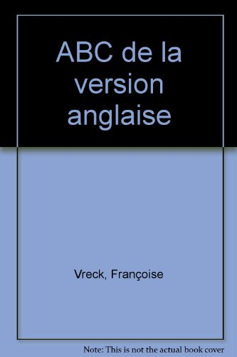 abc de la version anglaise