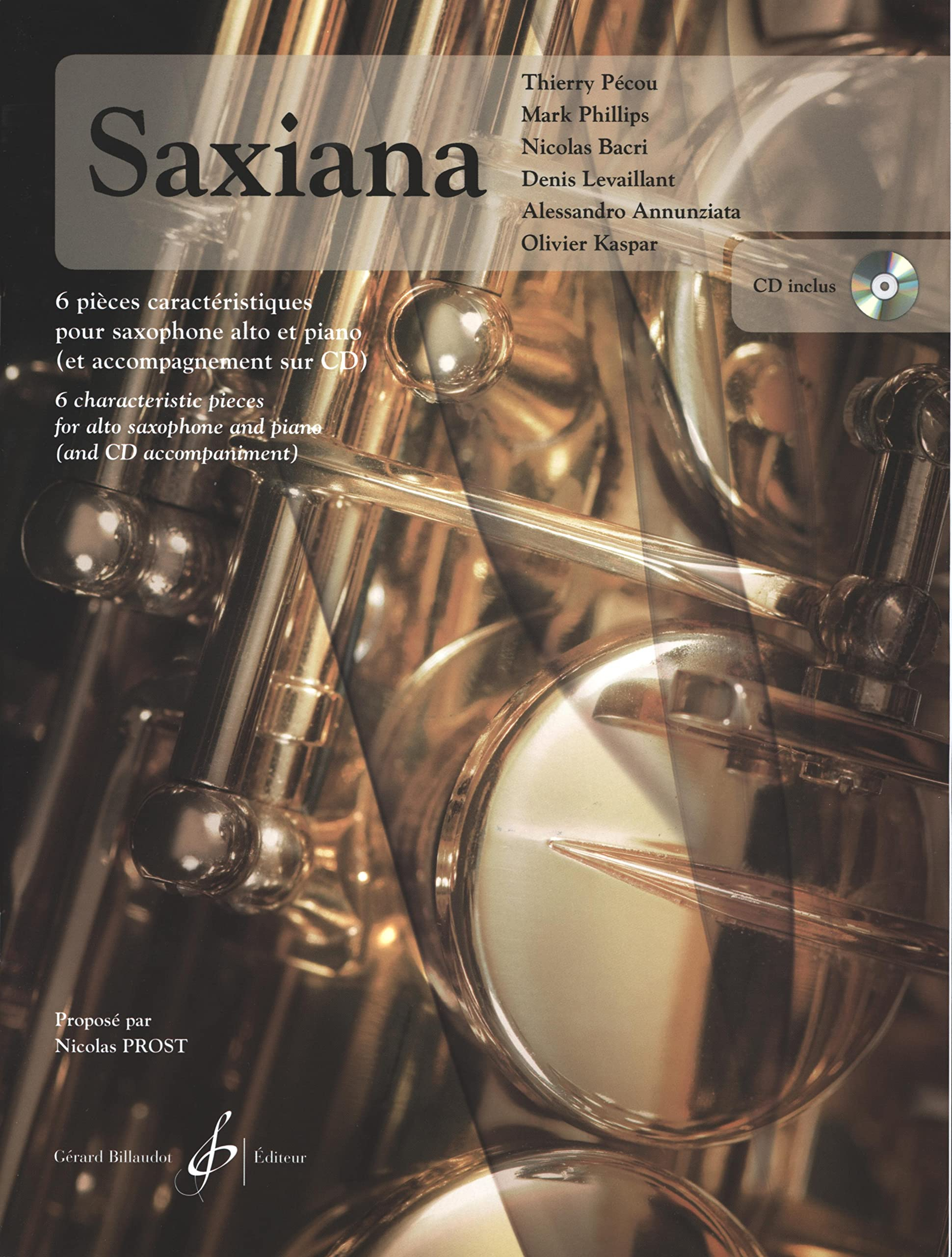Saxiana (livre + CD) - Saxophone