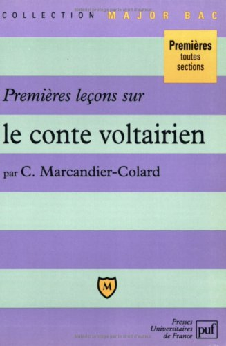 Premières leçons sur le conte voltairien