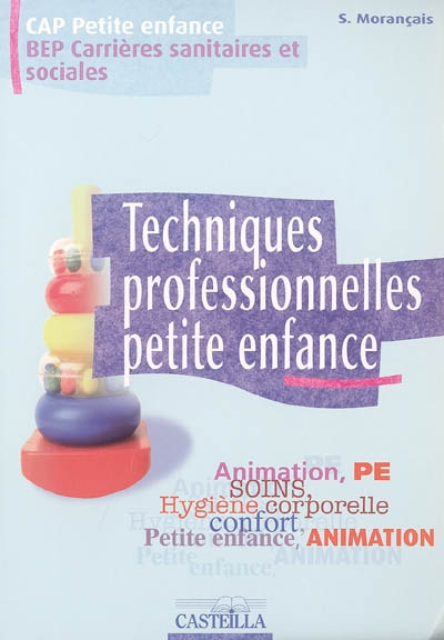 Techniques professionnelles petite enfance : CAP petite enfance, BEP carrières sanitaires et sociale
