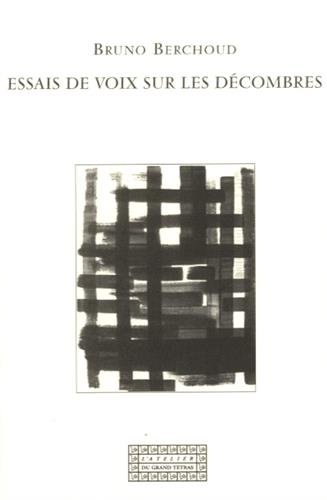 Essais de voix sur les décombres