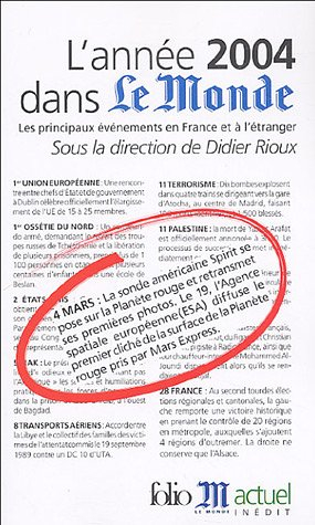 L'année 2004 dans Le Monde : les principaux événements en France et à l'étranger