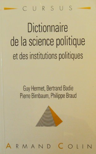 dictionnaire de la science politique et des institutions politiques