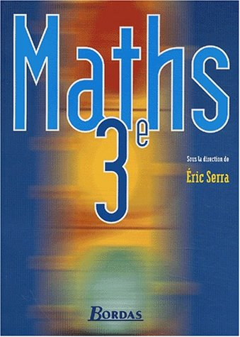 Maths, 3e