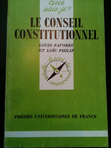 le conseil constitutionnel