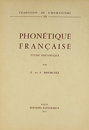 phonetique francaise - etude historique