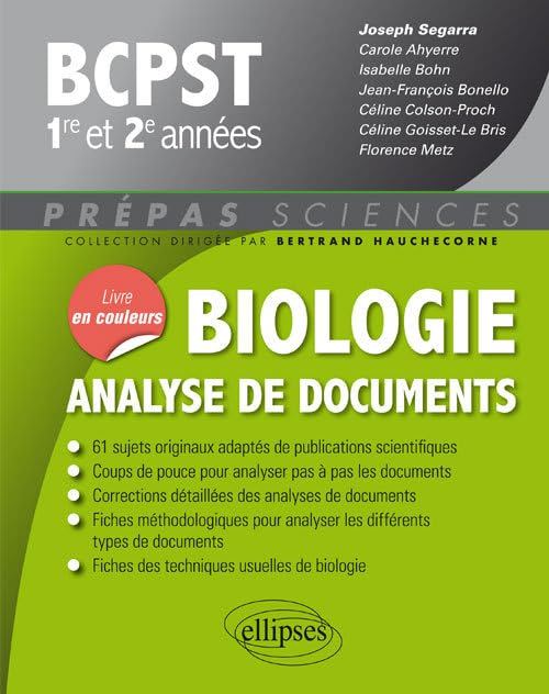 Biologie BCPST 1re et 2e années : analyse de documents