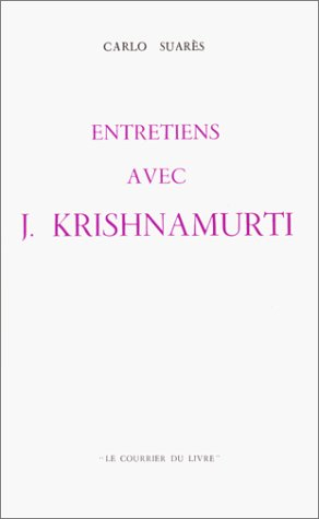 entretiens avec j. krishnamurti