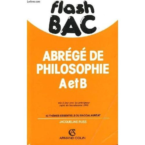 abrégé de philosophie a et b