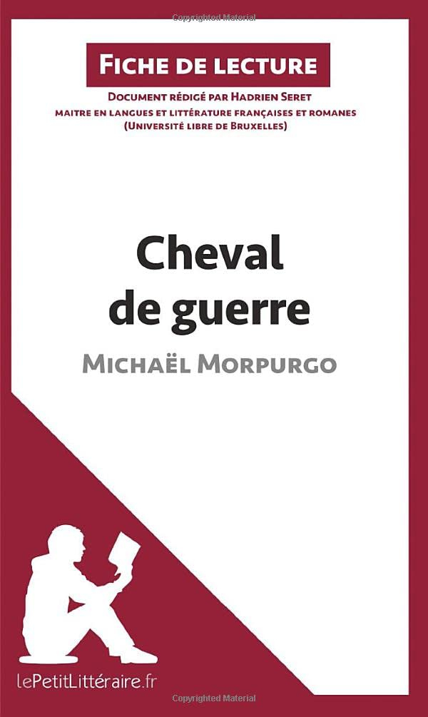 Cheval de guerre de Michaël Morpurgo (Fiche de lecture) : Analyse complète et résumé détaillé de l'o