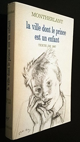 la ville dont le prince est un enfant - trois actes