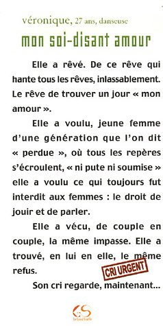 Mon soi-disant amour