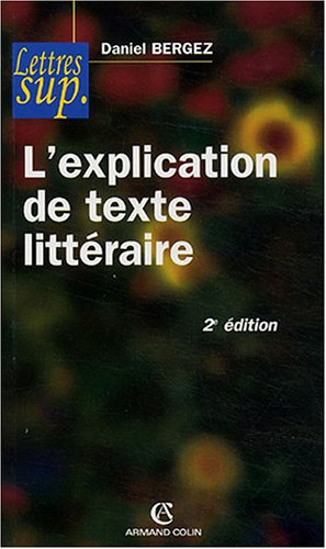 l'explication de texte littéraire