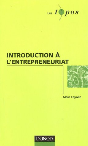 Introduction à l'entrepreneuriat