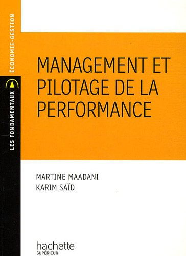 Management et pilotage de la performance