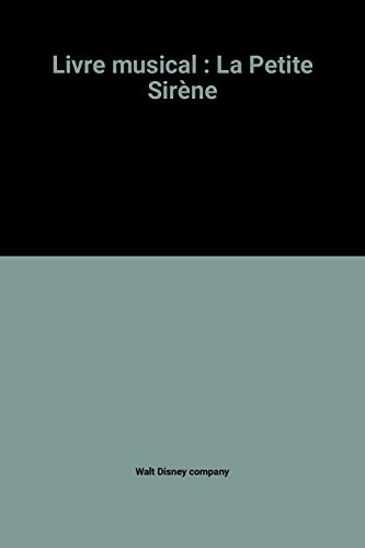livre musical : la petite sirène