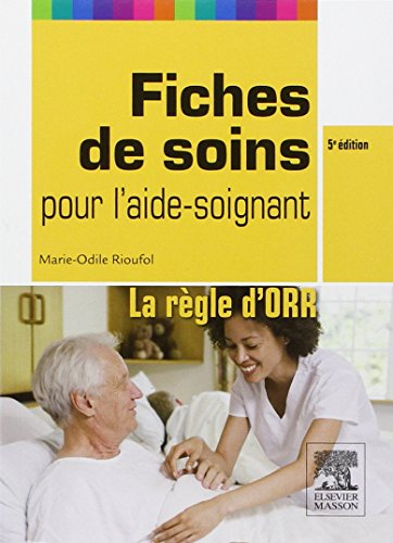 Fiches de soins pour l'aide-soignant : la règle d'ORR