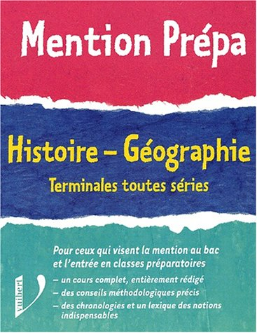 Histoire géographie terminale toutes séries