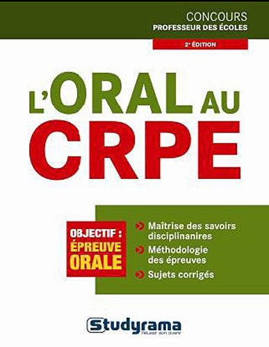 L'oral au CRPE