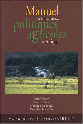 Manuel de formation des pratiques agricoles en Afrique francophone