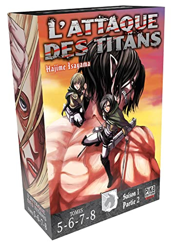 L'attaque des titans : saison 1, partie 2 : tomes 5-6-7-8
