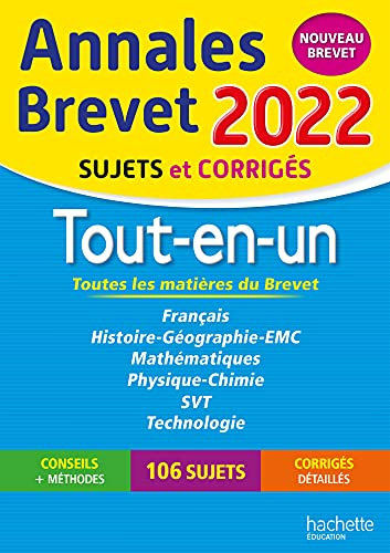 Tout-en-un : toutes les matières du brevet, français, histoire-géographie-EMC, mathématiques, physiq