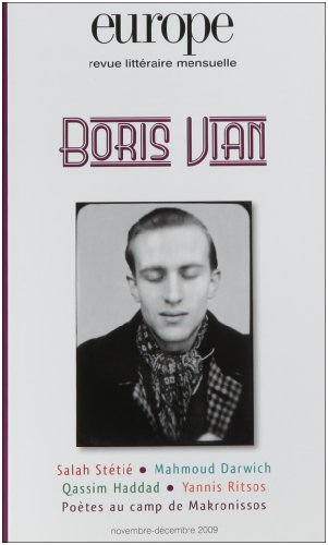Europe, n° 967-968. Boris Vian