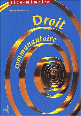 droit communautaire