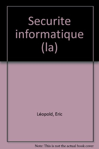 la sécurité informatique