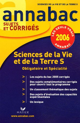 sciences de la vie et de la terre s