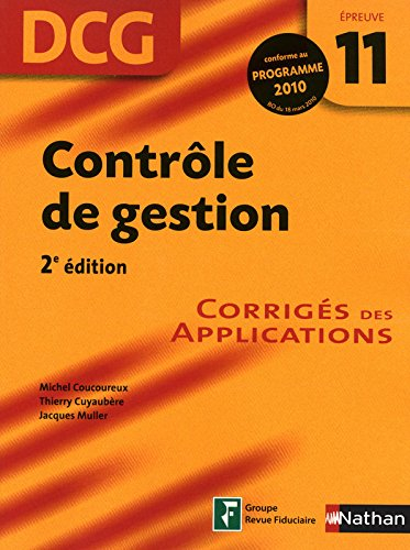 Contrôle de gestion, DCG épreuve 11