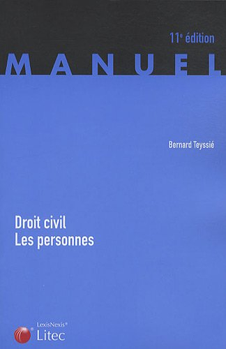 Droit civil, les personnes