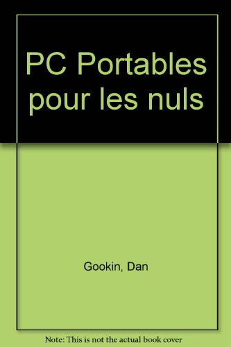 PC portables pour les nuls