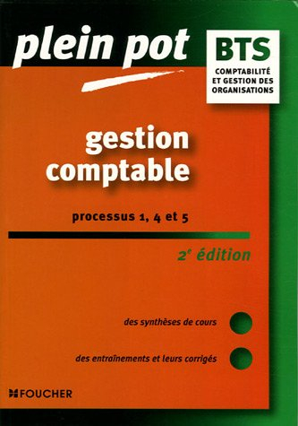 Gestion comptable, processus 1, 4 et 5, BTS comptabilité et gestion des organisations : enseignement