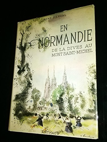 rené herval,... en normandie : . ii. de la dives au mont-saint-michel. couverture de a. hambourg